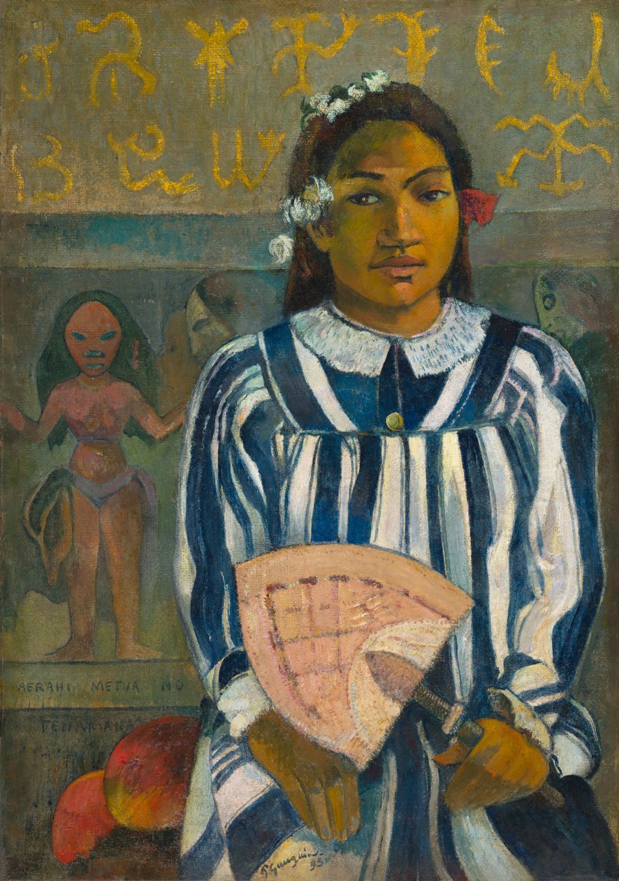 Merahi metua no Tehamana (Tehamana hat viele Eltern oder Die Vorfahren von Tehamana) von Paul Gauguin