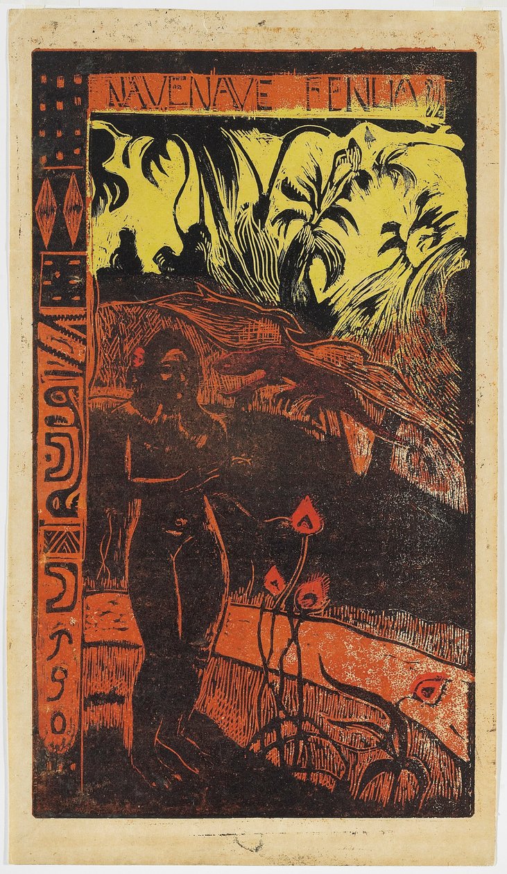 Nave Nave Fenua aus der Noa Noa Serie von Paul Gauguin