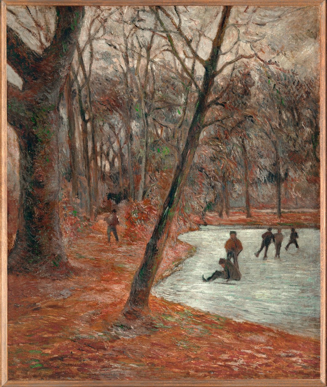Schlittschuhläufer im Frederiksberg Park von Paul Gauguin