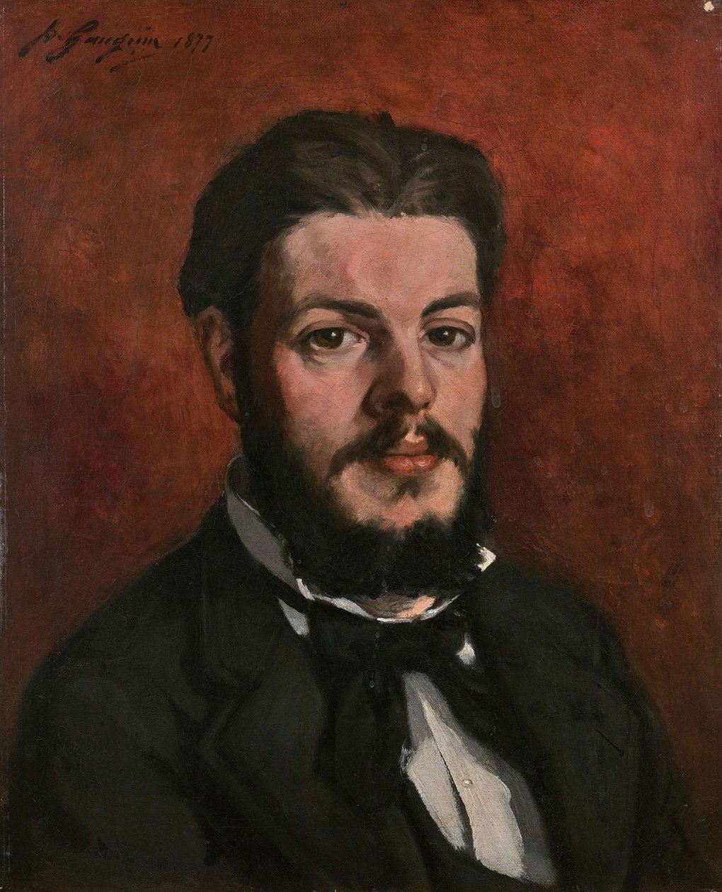 Porträt von Claude Antoine Charles Favre, 1877 von Paul Gauguin