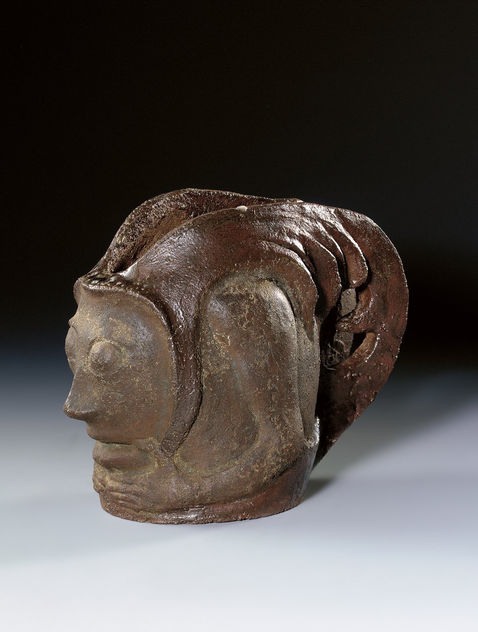 Topf in Form eines grotesken Kopfes, ca. 1895 von Paul Gauguin