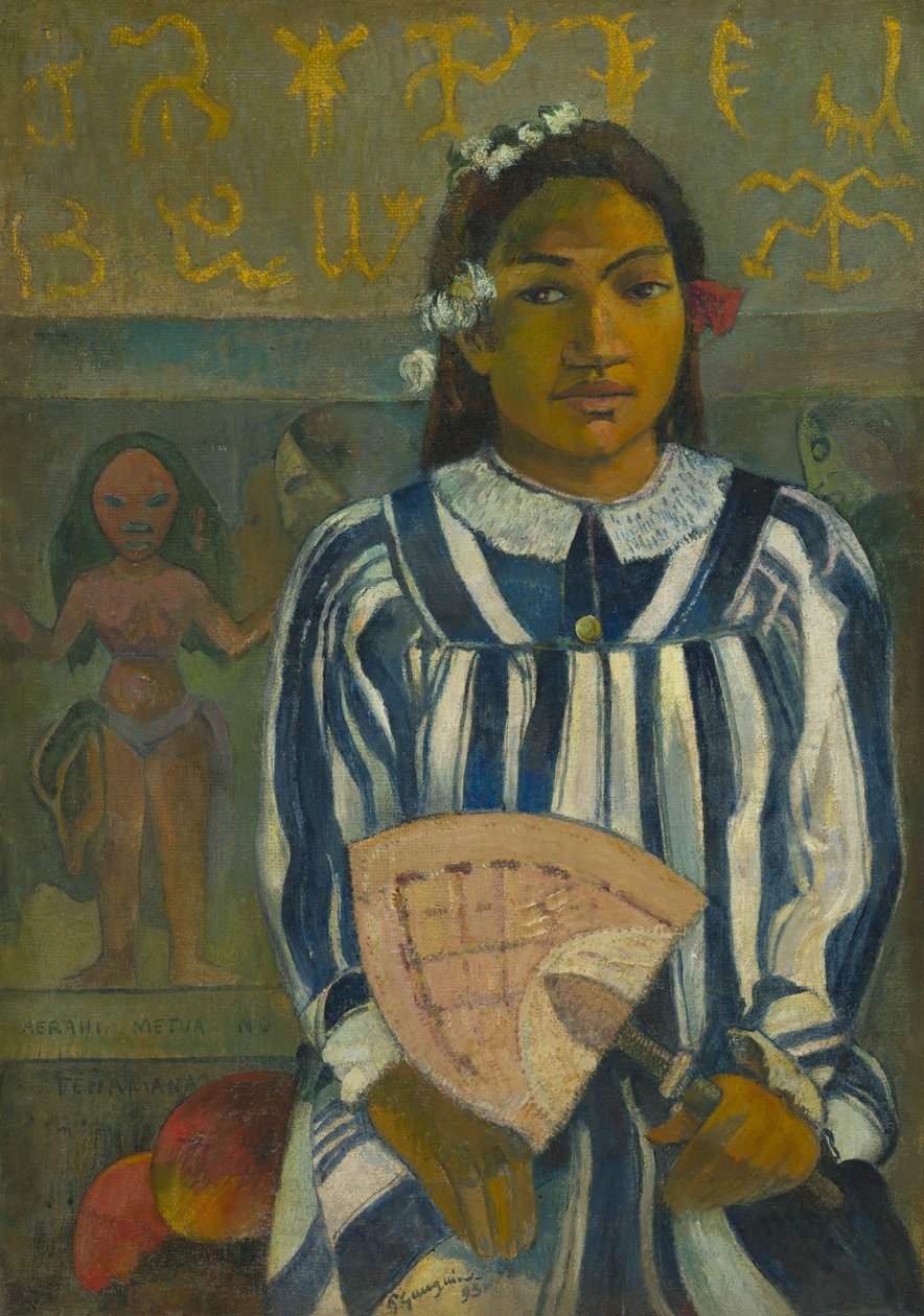 Die Vorfahren von Tehamana oder Tehamana hat viele Eltern (Merahi metua no Tehamana) von Paul Gauguin