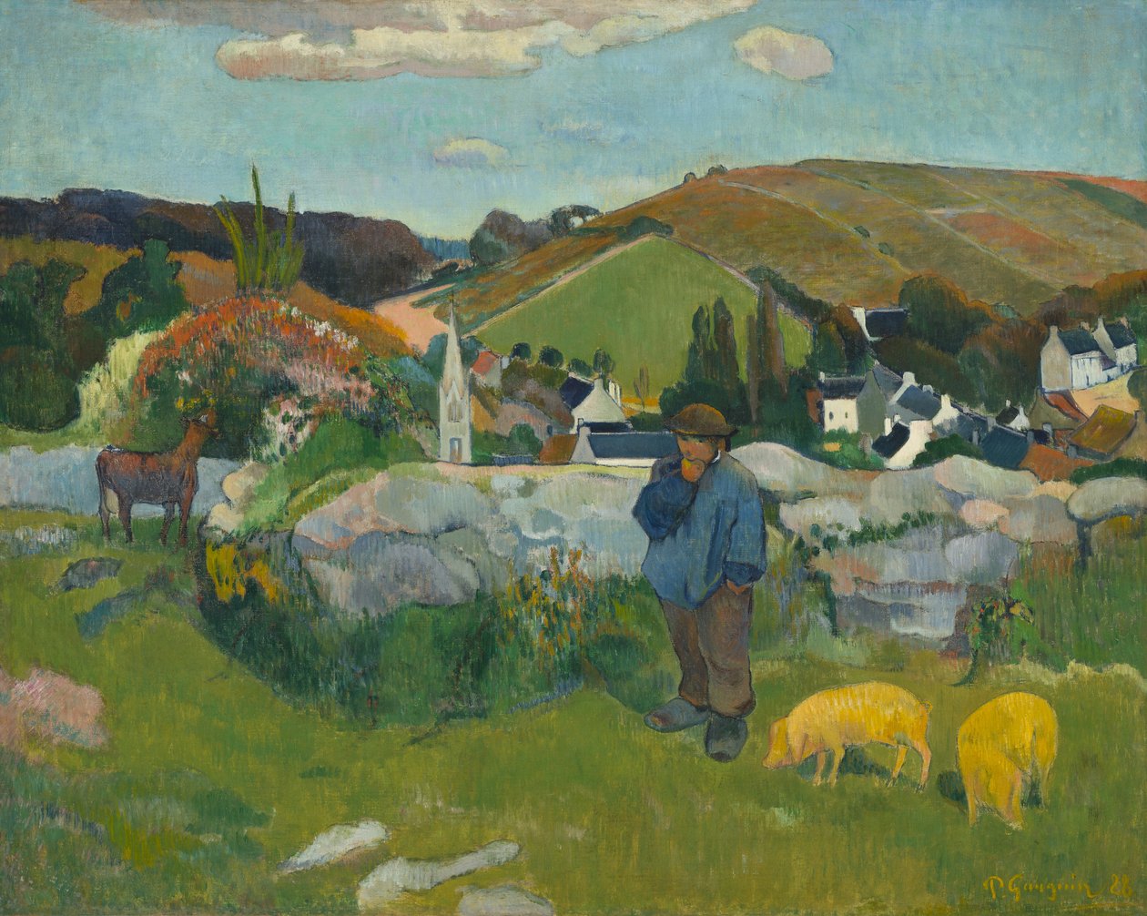 Der Schweinehirt von Paul Gauguin