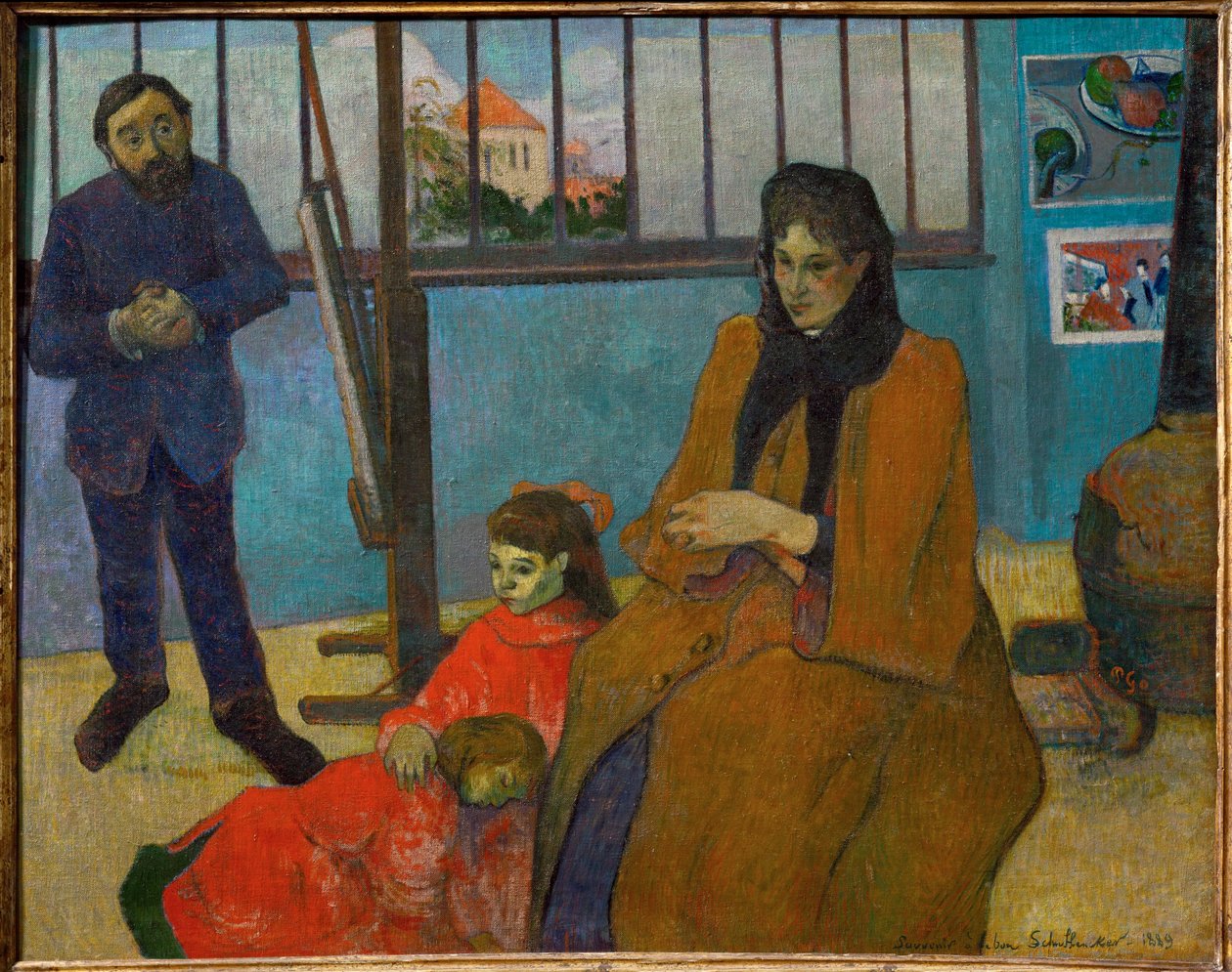 Das Atelier des Malers Emile Schuffenecker von Paul Gauguin