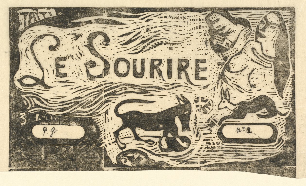 Titelseite für Le Sourire von Paul Gauguin