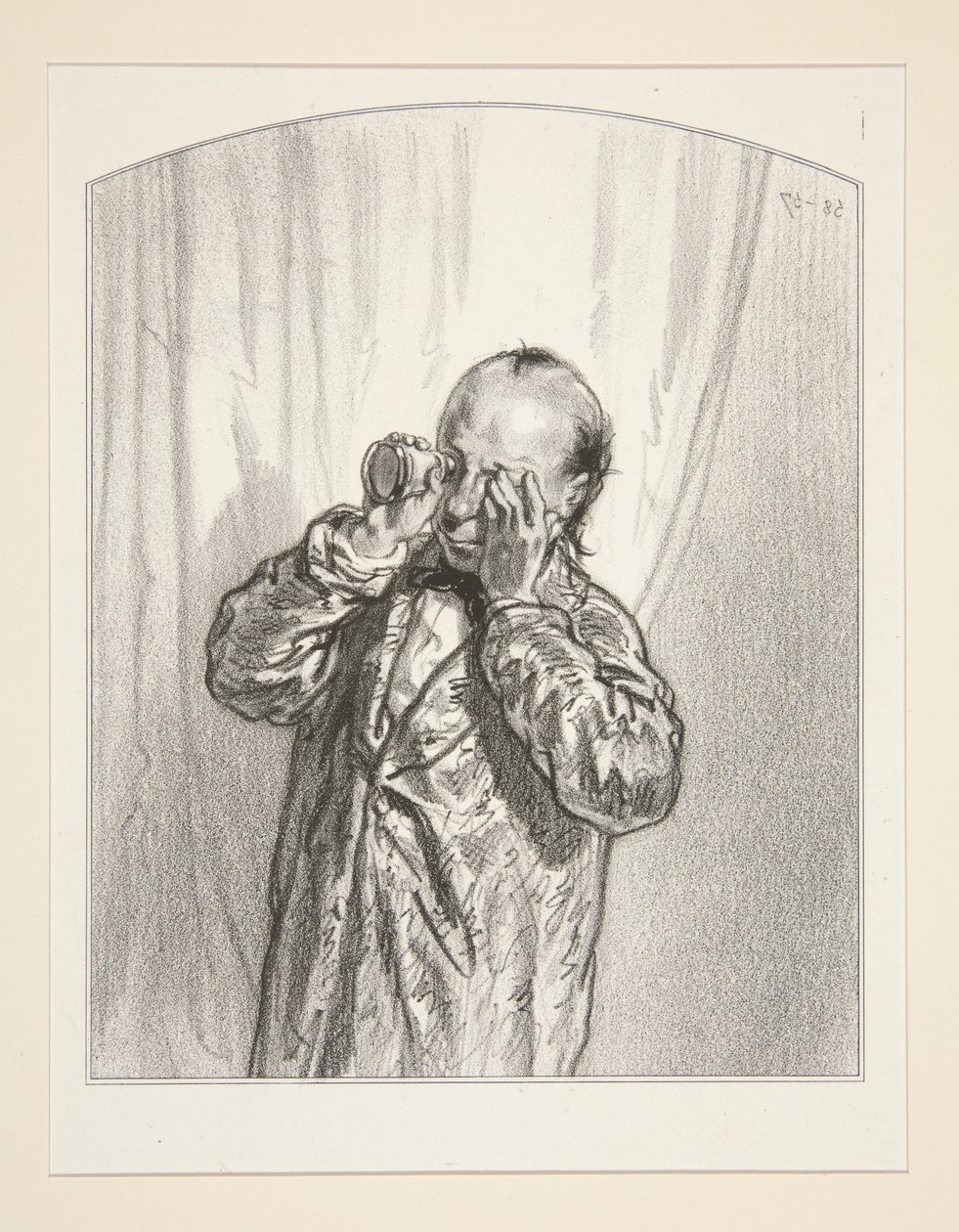 Die Nachbarin von Paul Gavarni