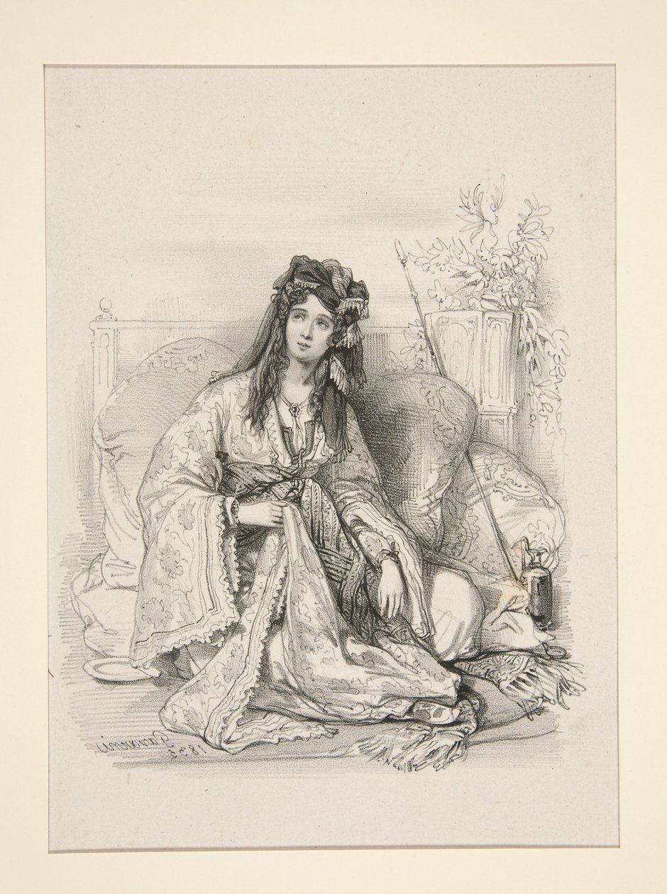 Die Odaliske von Paul Gavarni