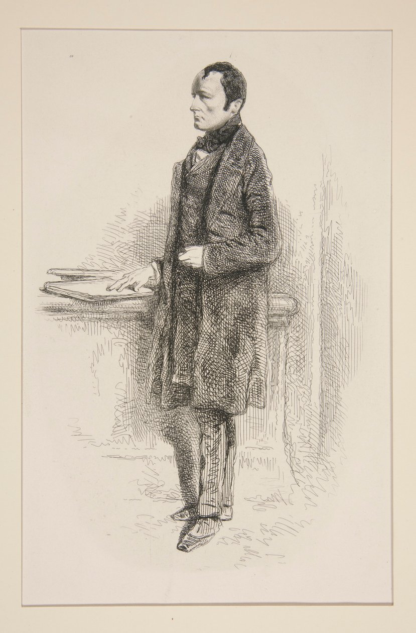 Paul Delaroche von Paul Gavarni