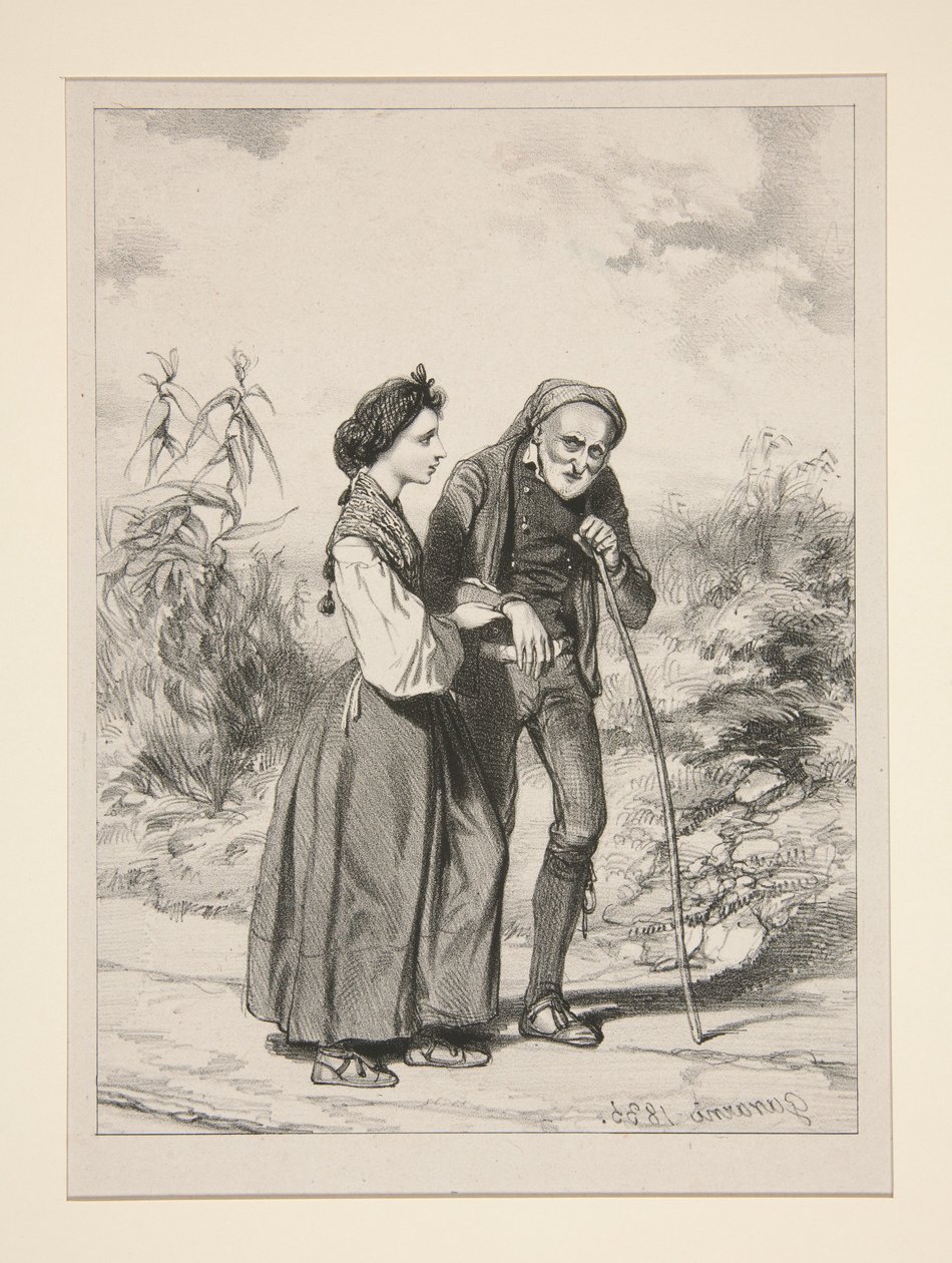 (PIETE FILIALE.) von Paul Gavarni