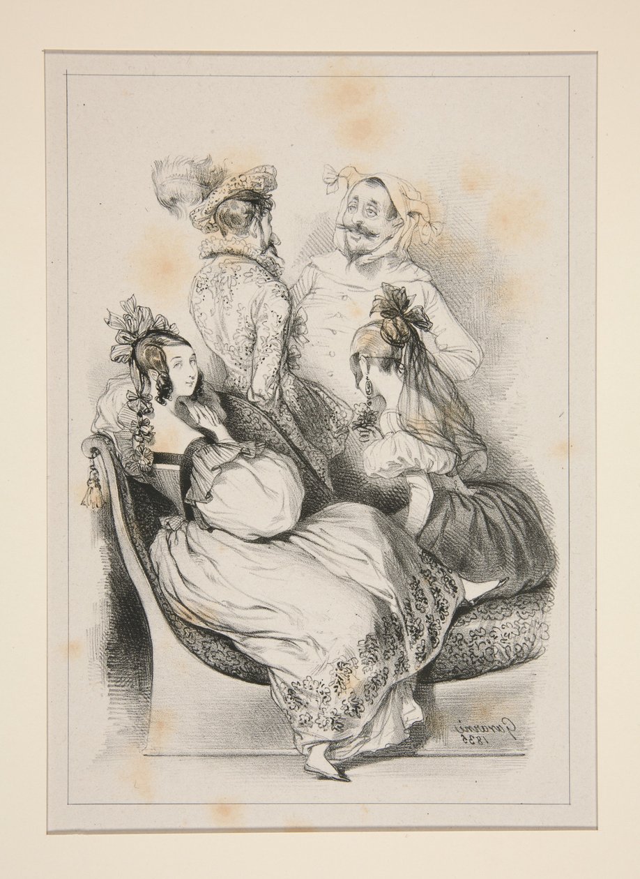Beim Ball von Paul Gavarni