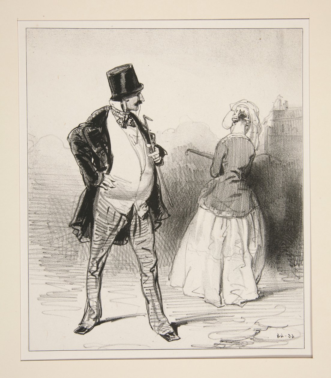In Reichweite des Lorgnons von Paul Gavarni