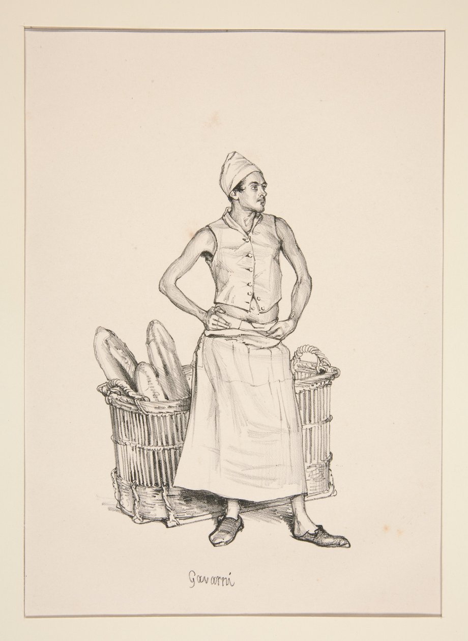 BOULANGER. Bäcker. von Paul Gavarni