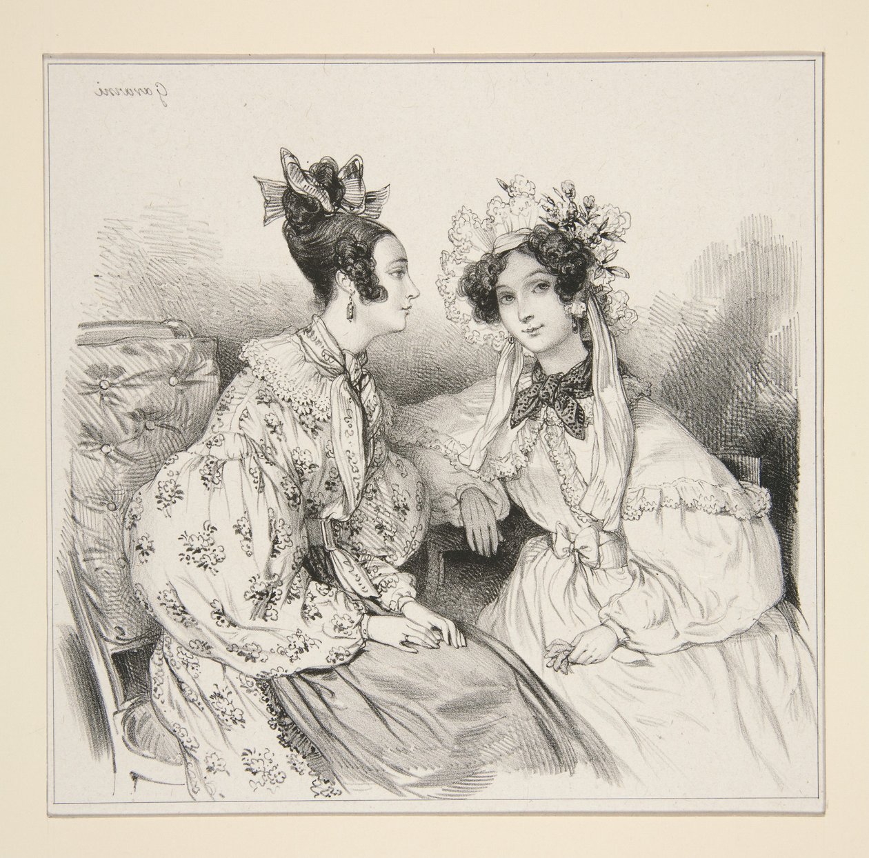 Plauderei von Paul Gavarni