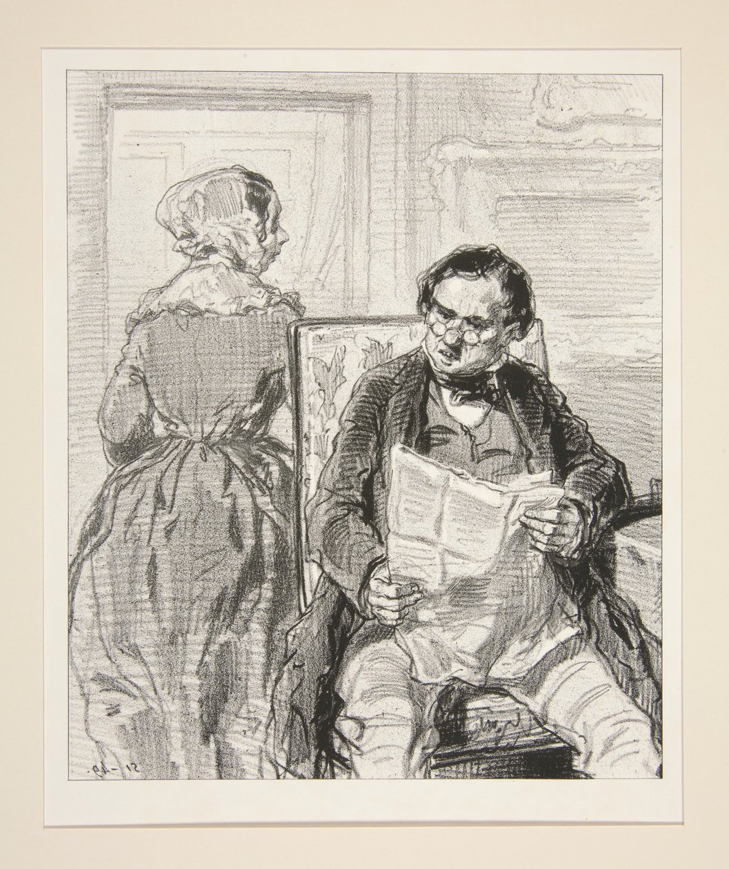 ...Egal, Monsieur Desormay, eine Meinung von dir wäre günstiger. von Paul Gavarni