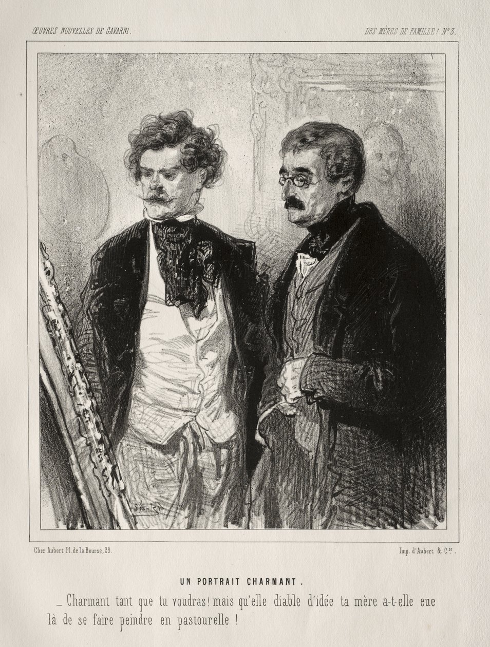 Mütter von Familien! von Paul Gavarni