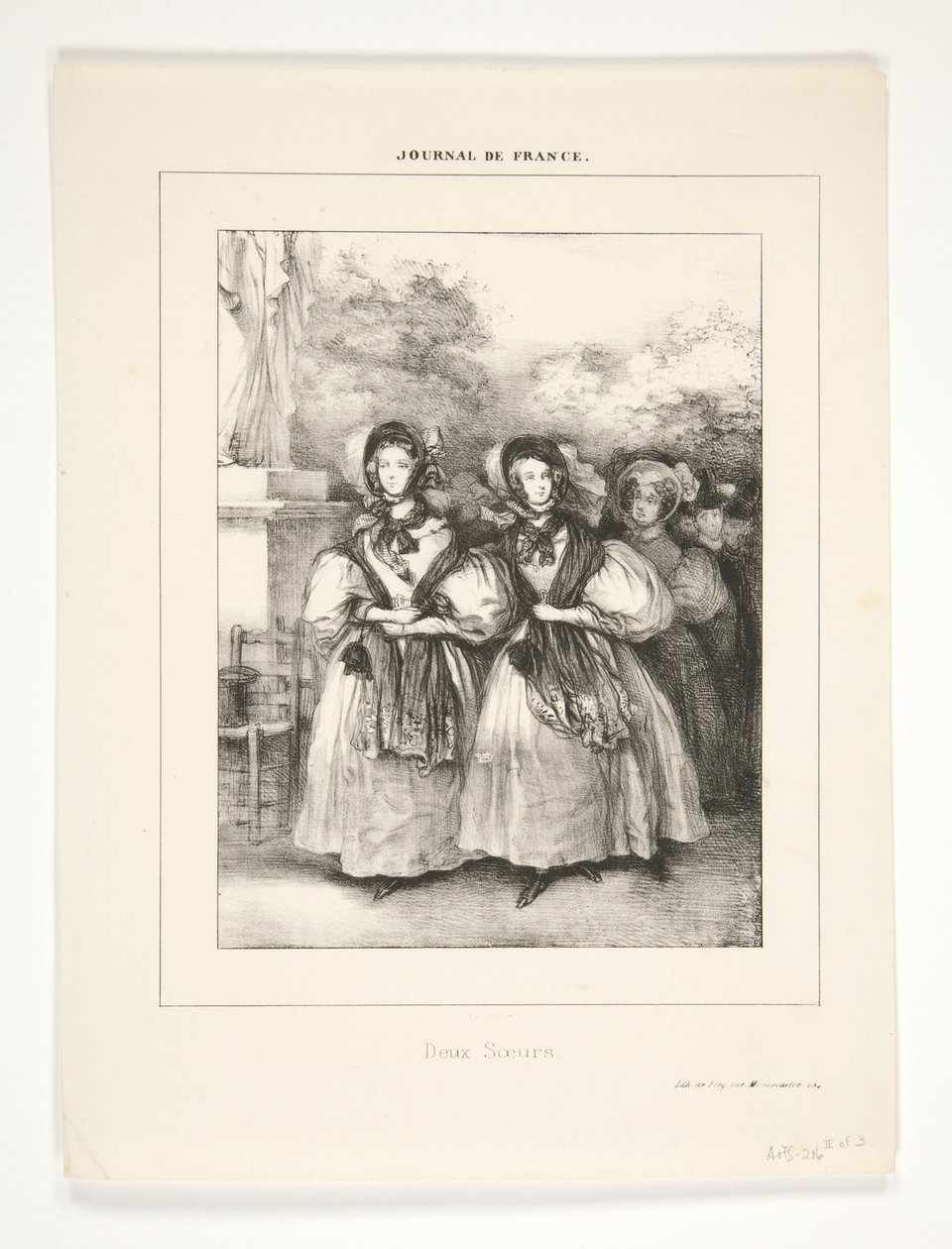 Zwei Schwestern von Paul Gavarni