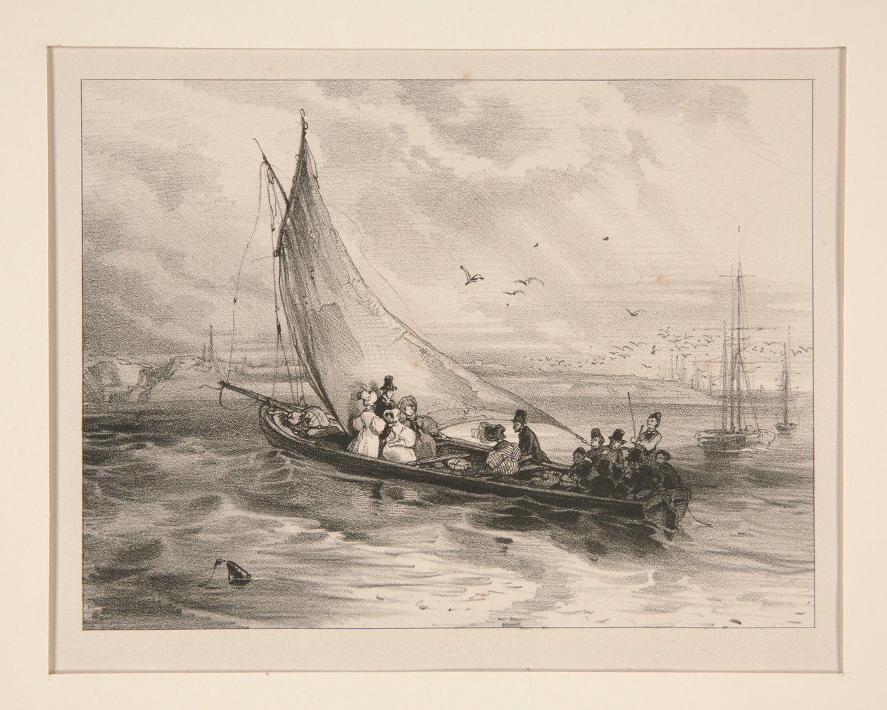 Dieppe von Paul Gavarni