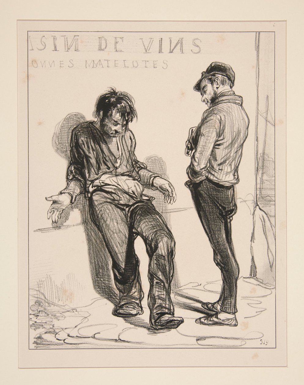 He! Nun, in Landerneau geht es also nicht besser (sic)?... von Paul Gavarni