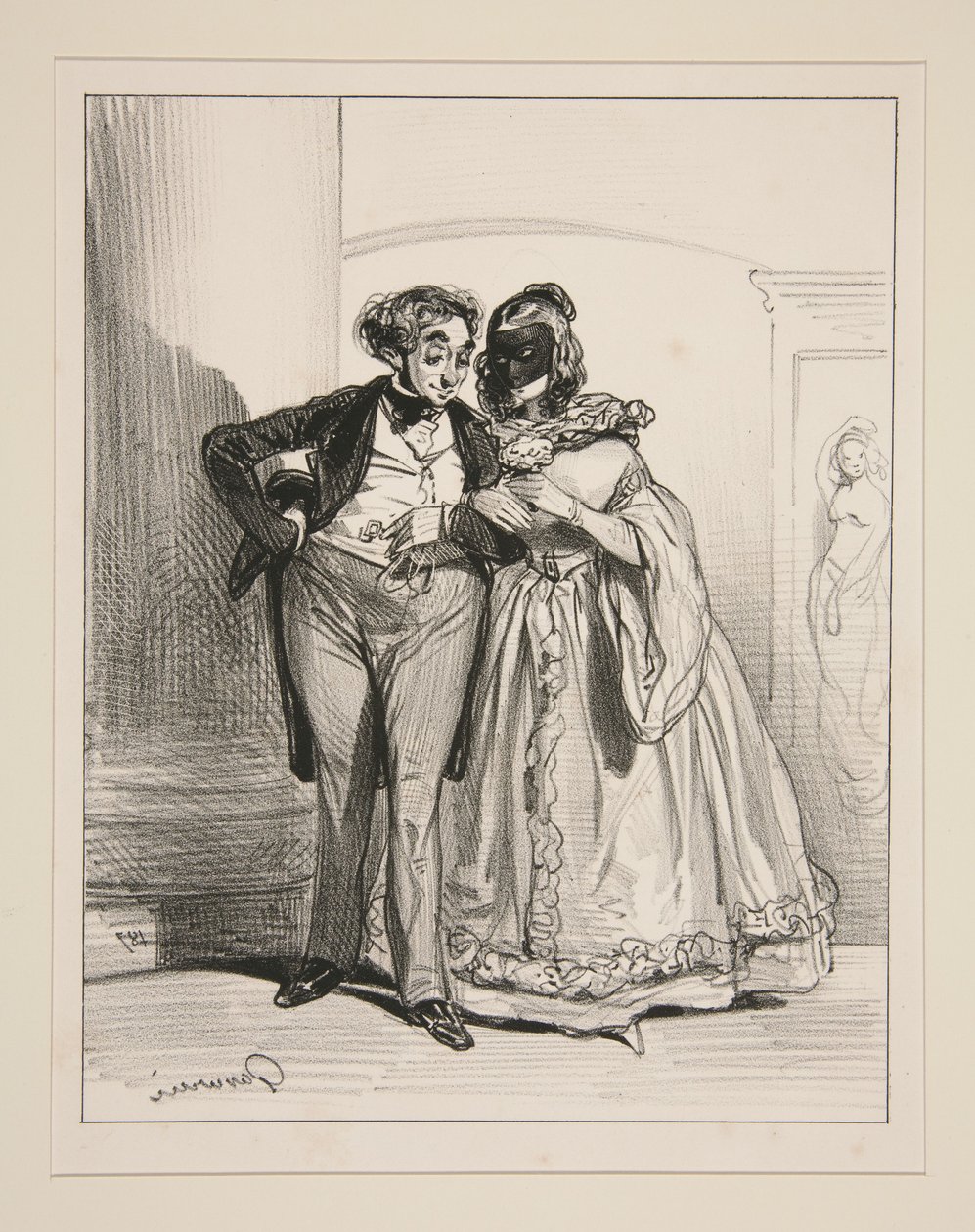 Eh bien! Man sagt, dass ein gewisser Colonel heiratet... von Paul Gavarni