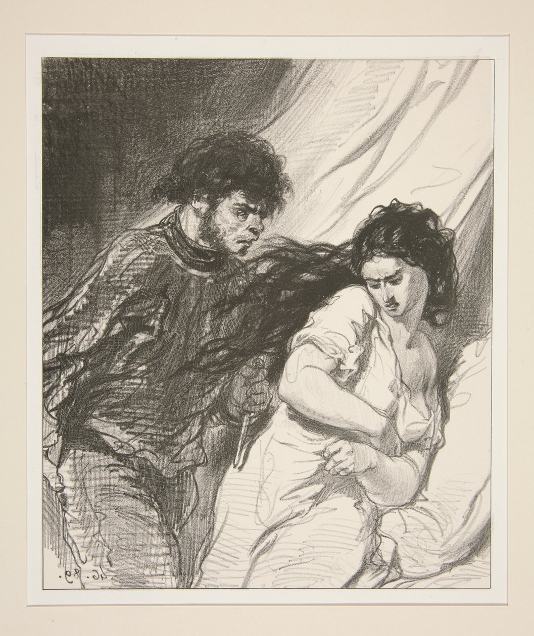 Zwischen elf Uhr und Mitternacht. von Paul Gavarni