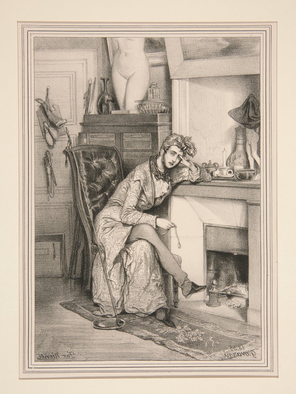 Müßiggang von Paul Gavarni