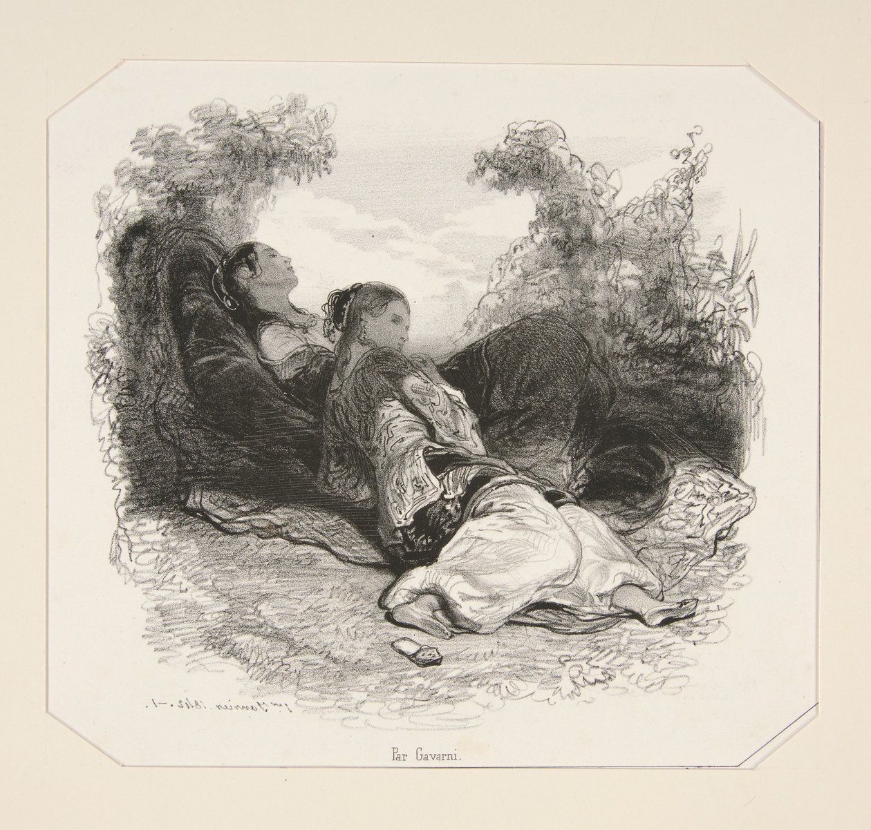 Blumen des Orients von Paul Gavarni