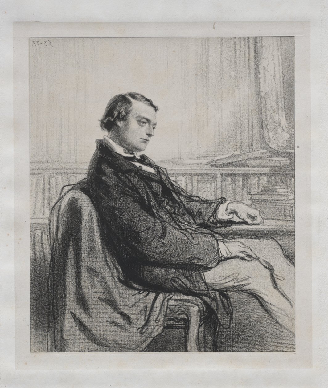Gentlemen der Presse: Théodore de Banville von Paul Gavarni