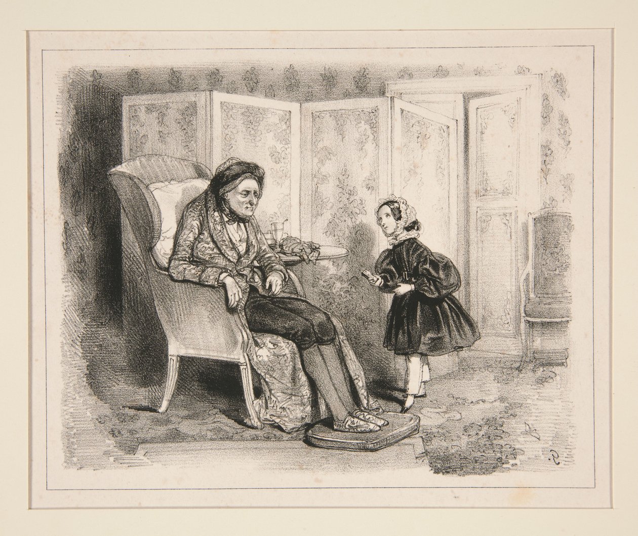 Großvater Four von Paul Gavarni