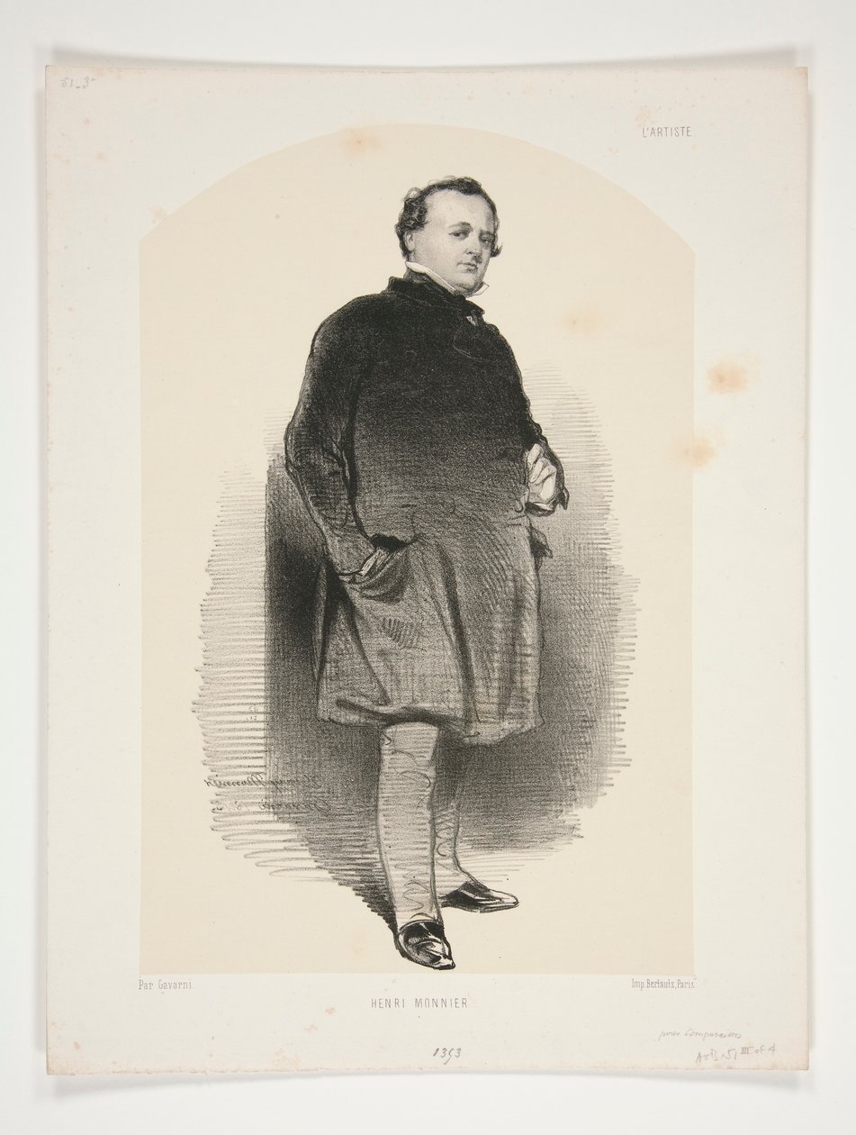 Henri Monnier von Paul Gavarni