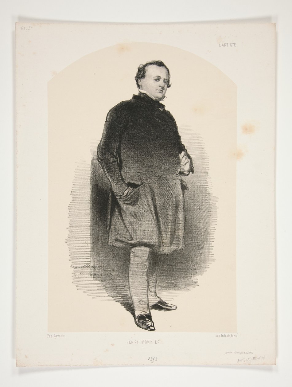 Henri Monnier von Paul Gavarni