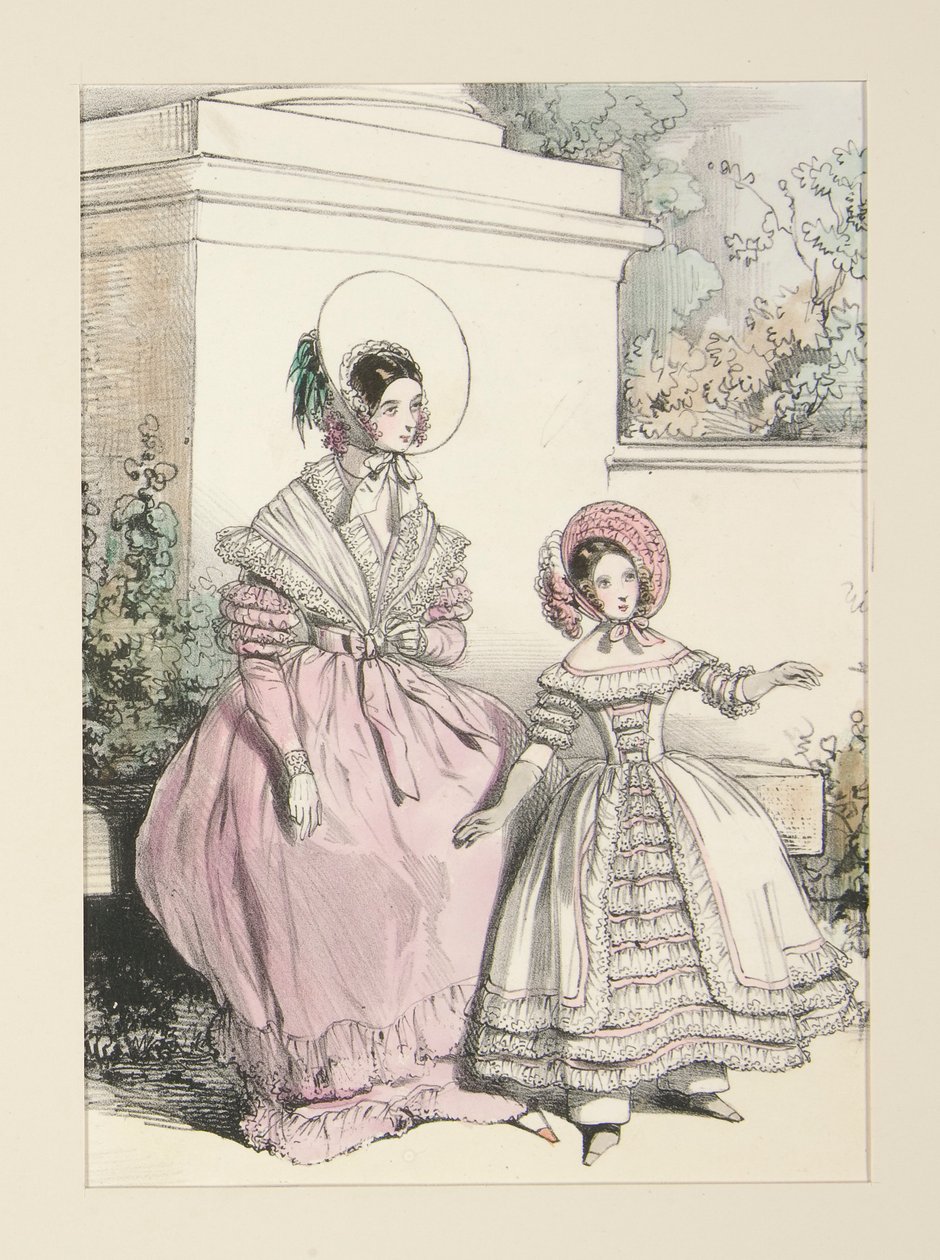 Juli 1838. Kleid aus Surat-Musselin von Paul Gavarni