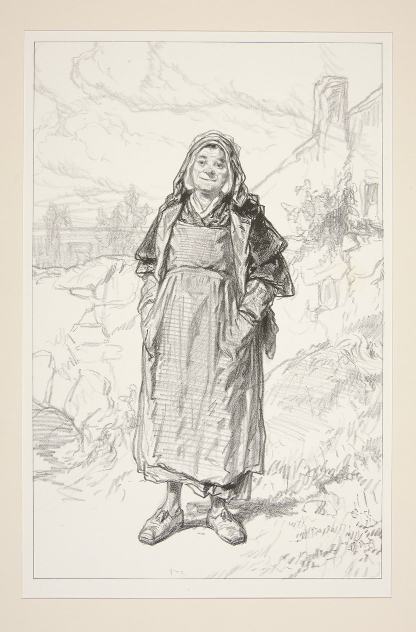 Milchfrau. Stadtkleidung. von Paul Gavarni