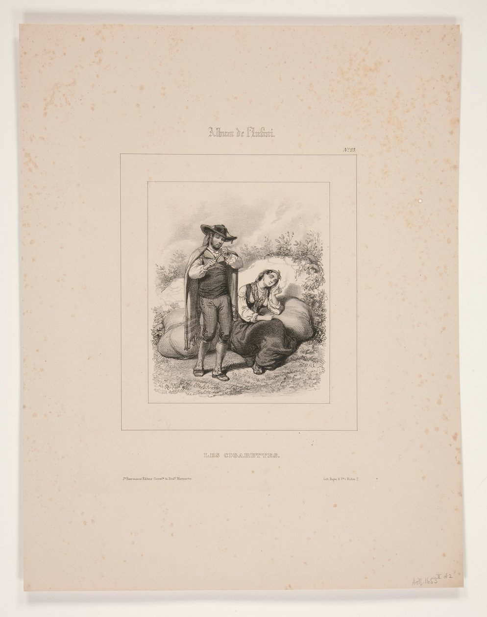 Die Zigaretten von Paul Gavarni