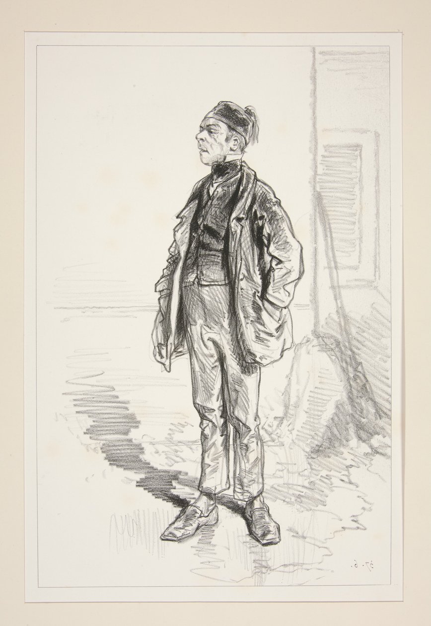 DER HAUSMEISTER. War lange Zeit Pförtner. von Paul Gavarni