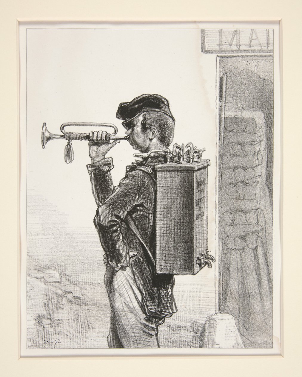 Der Wasserhahnverkäufer von Paul Gavarni