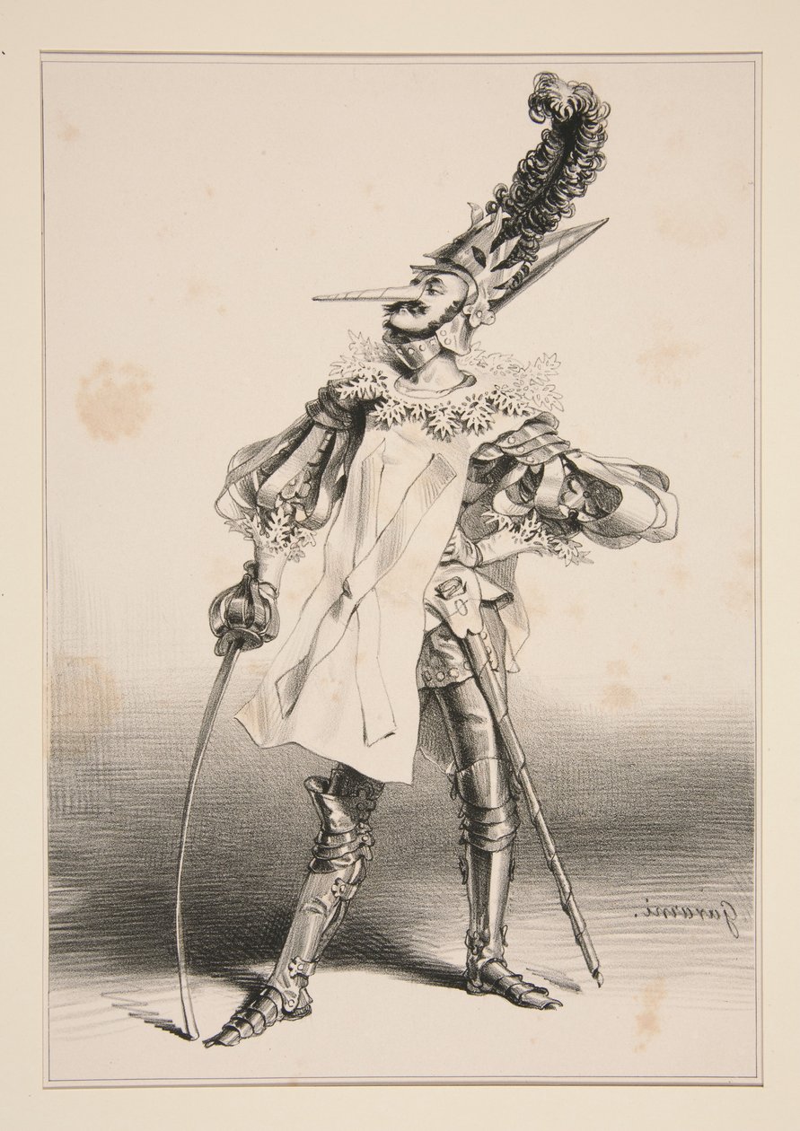 DAS PAPIERKLEID von Paul Gavarni