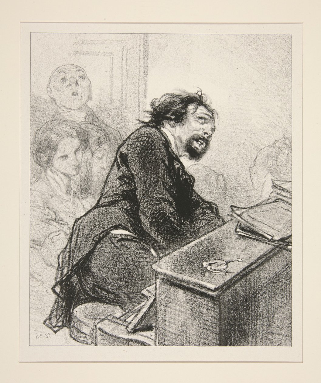Das Gewitter von Paul Gavarni