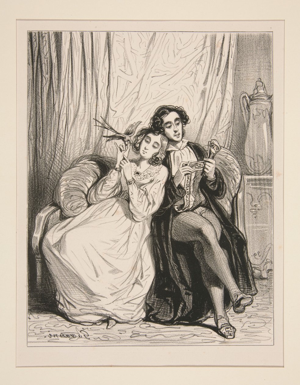 Die Hochzeitsreise von Paul Gavarni