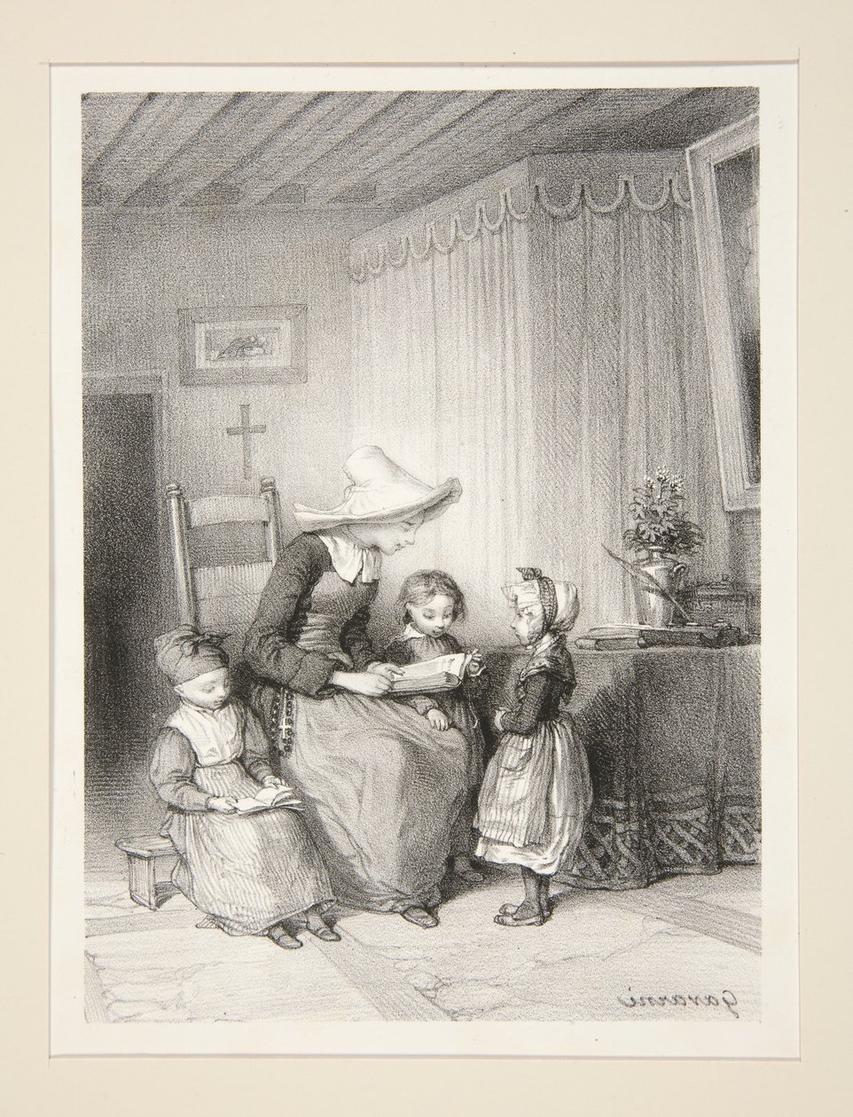 Die Schwester der Barmherzigkeit von Paul Gavarni