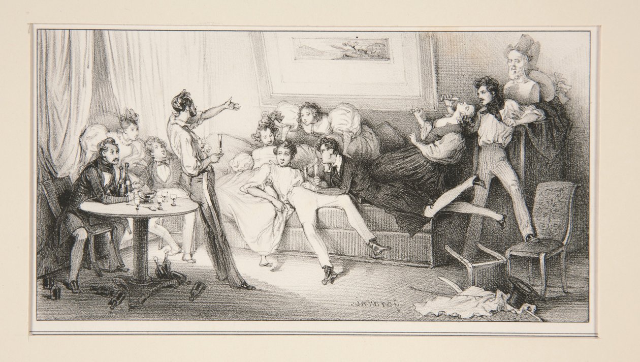 Der Champagner von Paul Gavarni