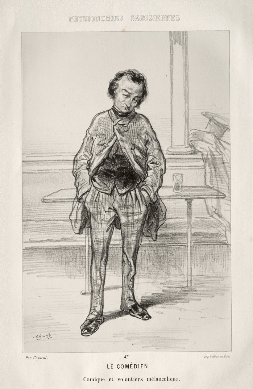 Der Komödiant von Paul Gavarni