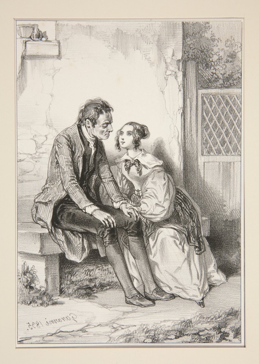 Der Großvater. von Paul Gavarni