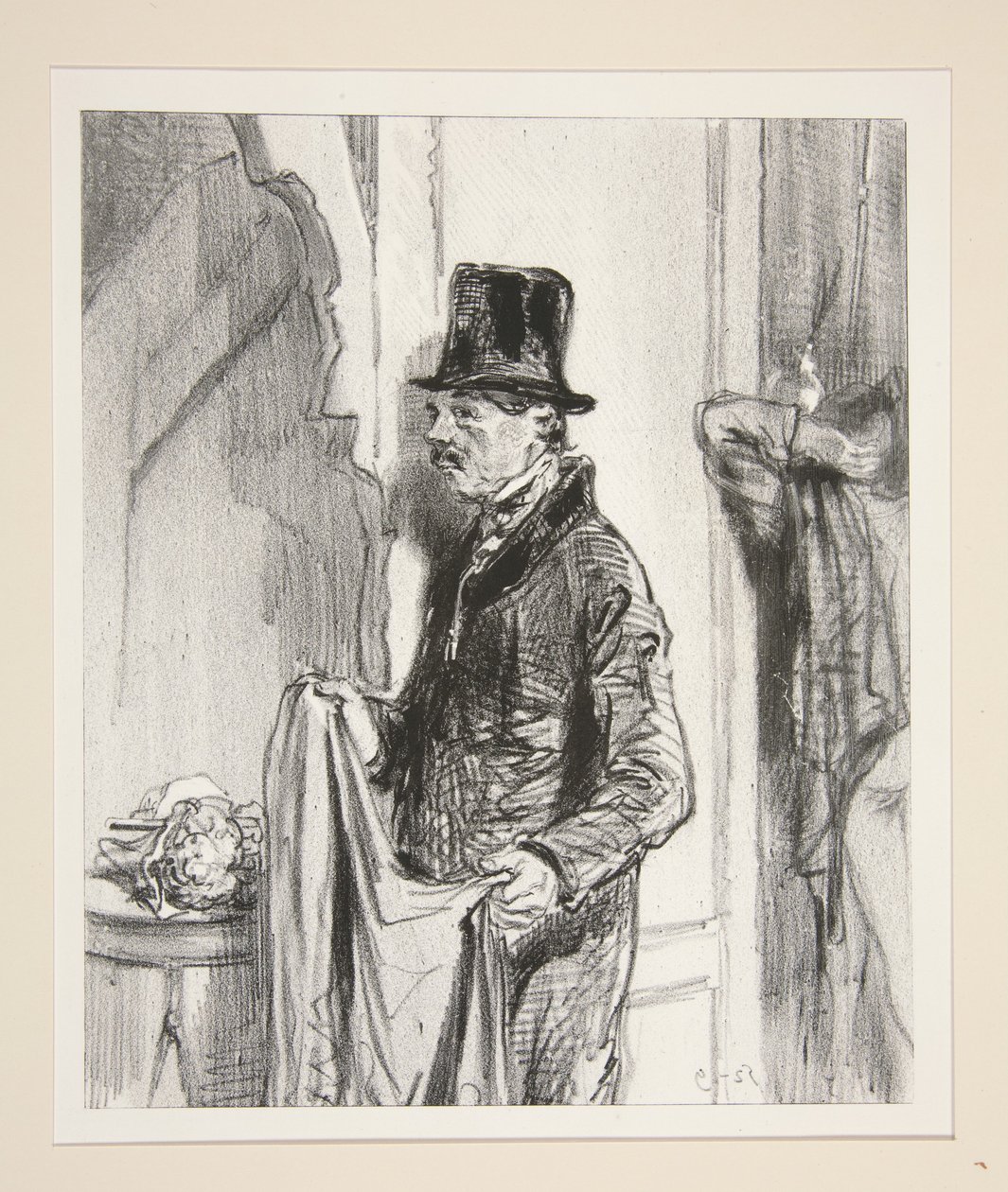 Der Ehemann von Fräulein Cigale. von Paul Gavarni