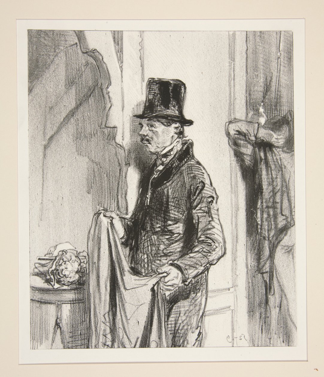 Der Ehemann von Fräulein Cigale von Paul Gavarni