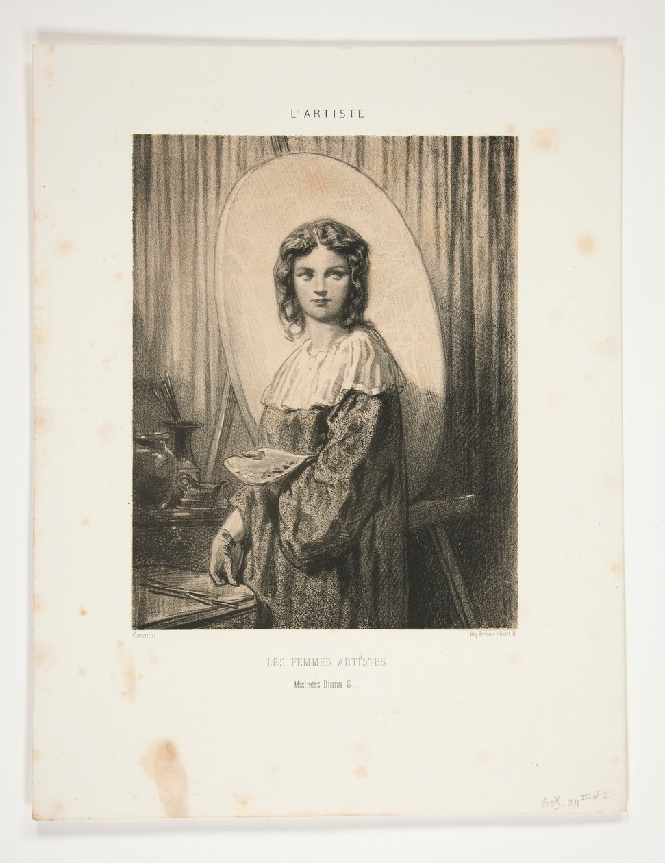 Les Femmes Artists/ Mistress Diana S von Paul Gavarni