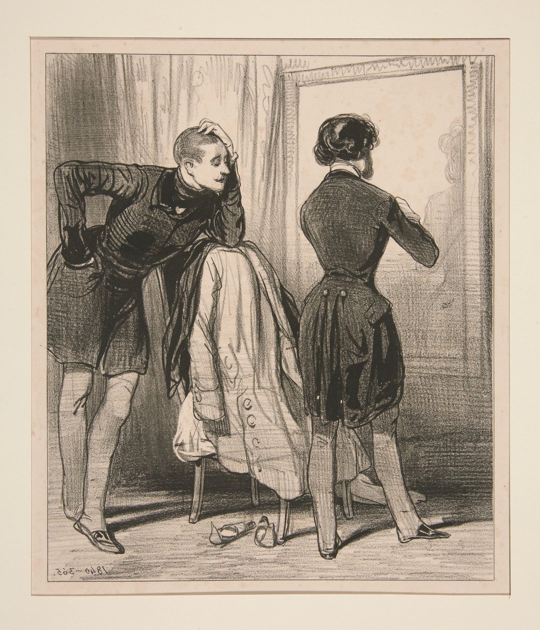 MODEN. Kostüme von Humann. von Paul Gavarni
