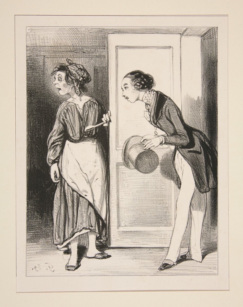 Madame de Saint-Aiglemont, gnädige Frau, bitte?... von Paul Gavarni