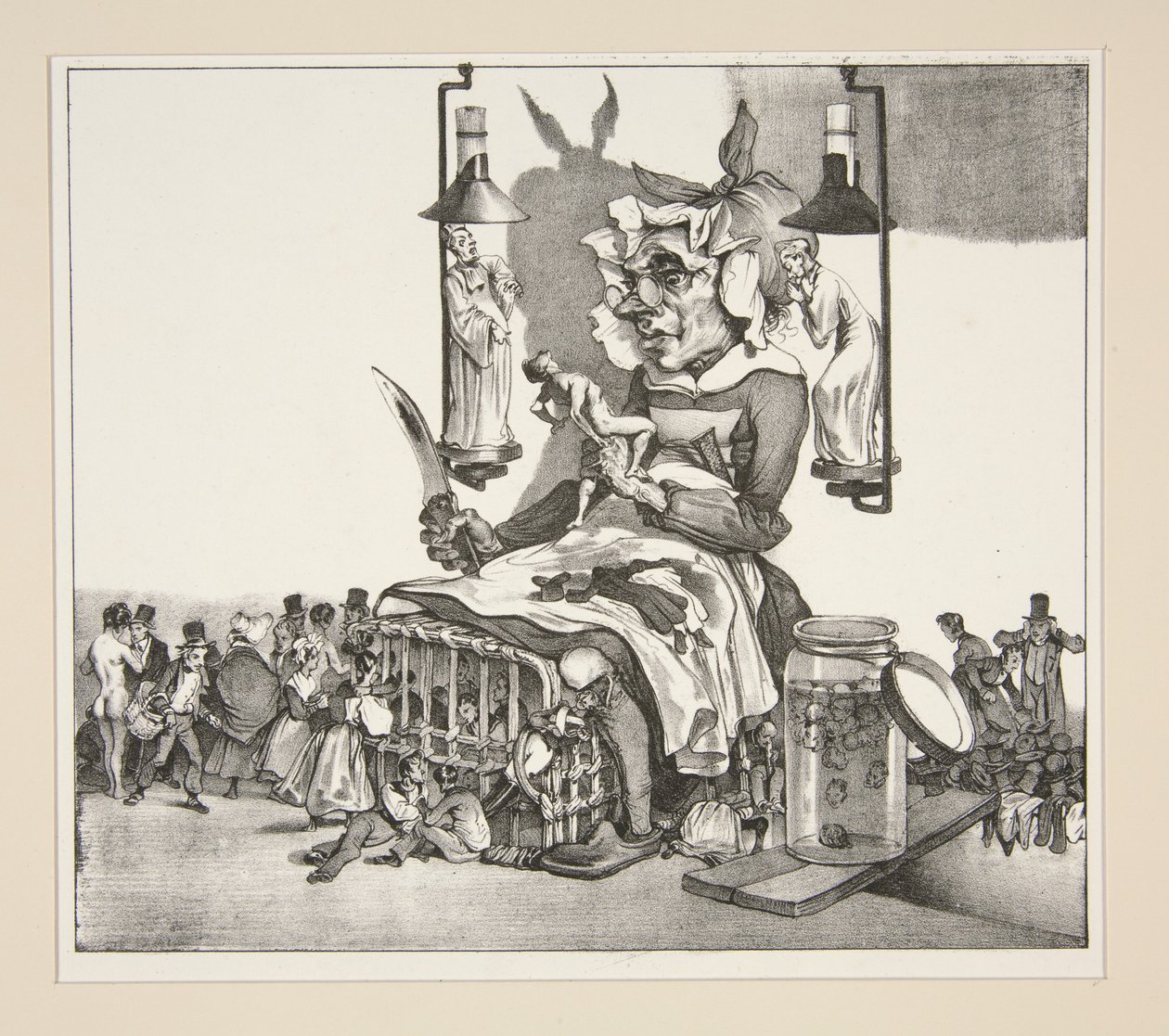 Fräulein Monarchie, Félicité, Désirée von Paul Gavarni