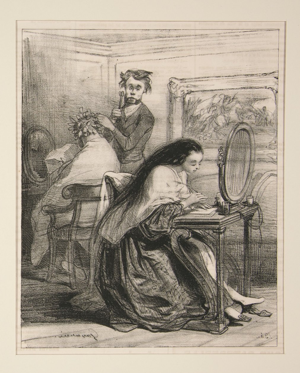 Monsieur der Feldwebel... von Paul Gavarni
