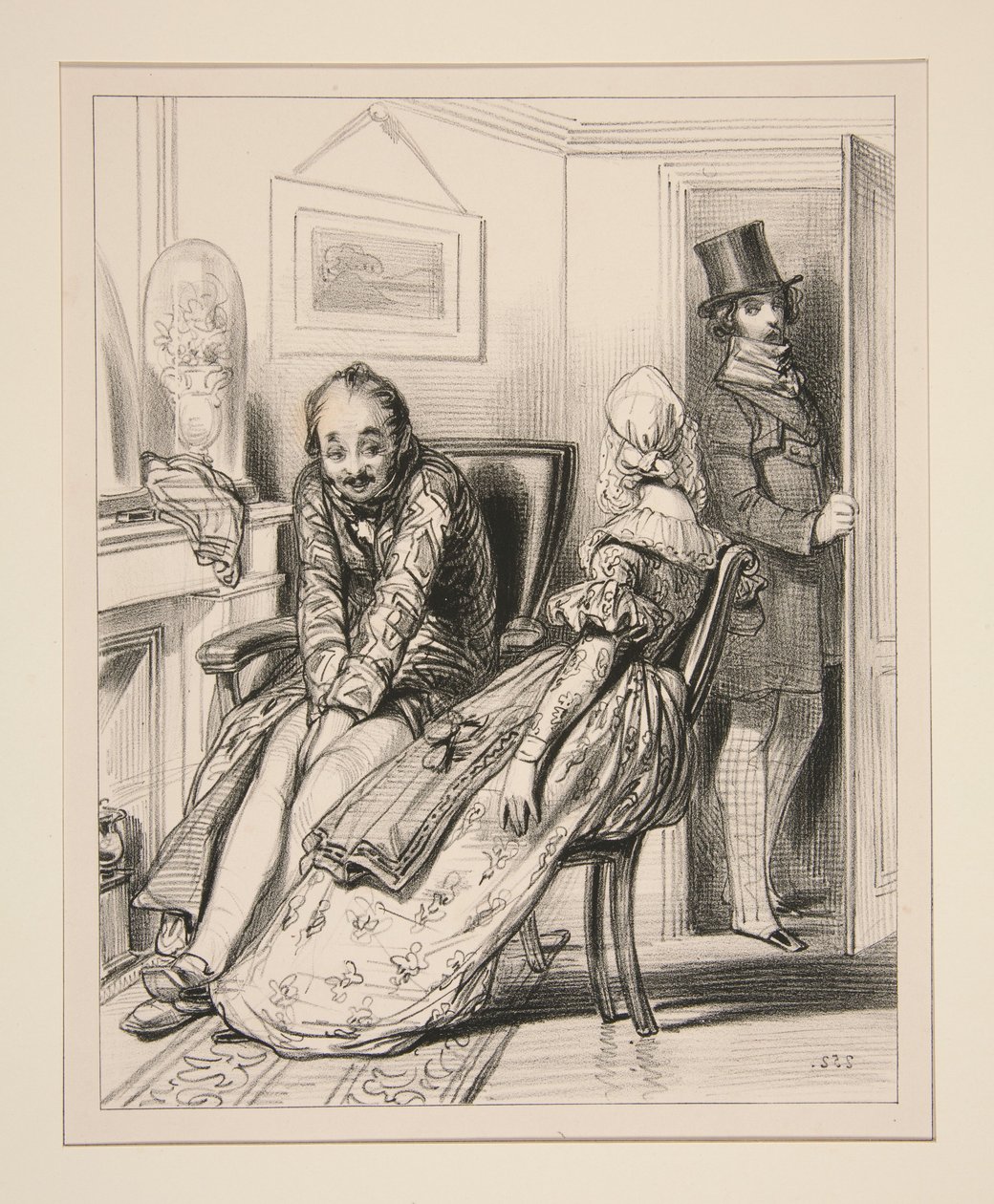 Herr Jules wird ganz Paris für die Besorgungen durchlaufen... von Paul Gavarni